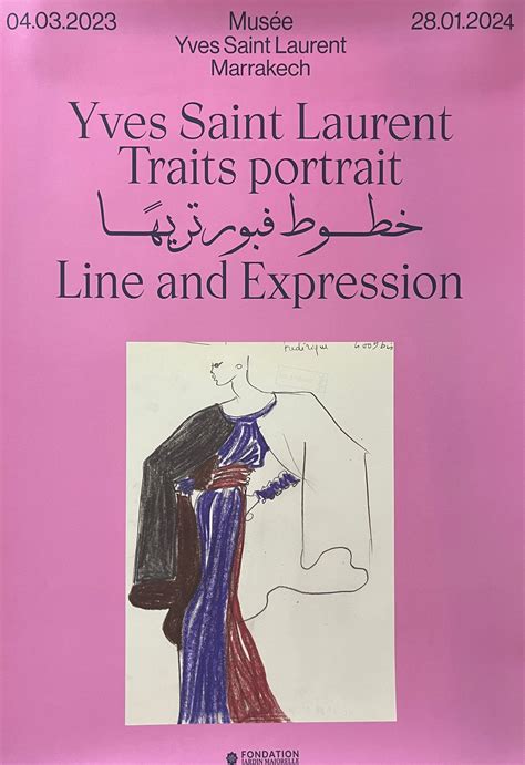 ysl line and expression art